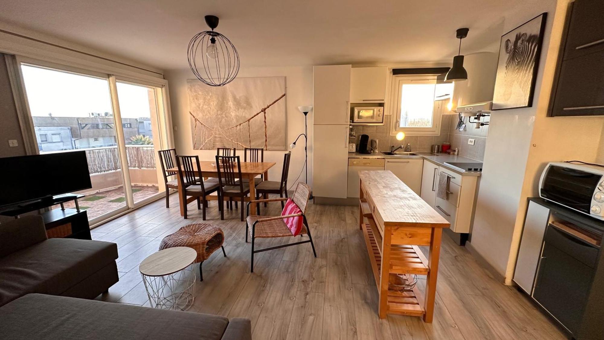 Appartement De L'Oursiniere 4/6 Pers Vue Mer Palavas-les-Flots Ngoại thất bức ảnh